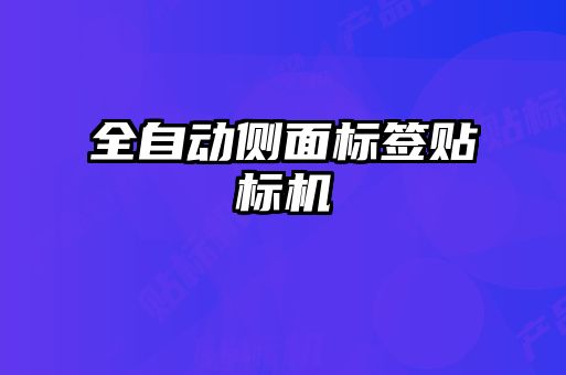 全自動側(cè)面標簽貼標機