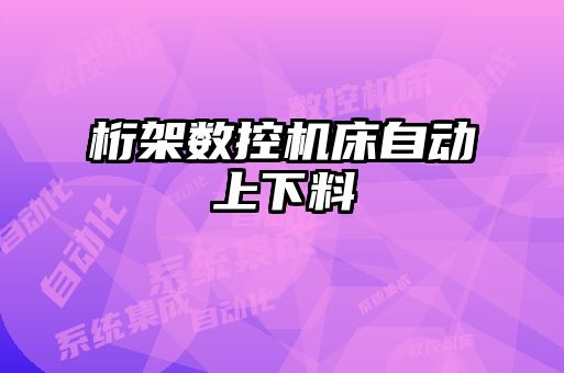 桁架數(shù)控機(jī)床自動上下料