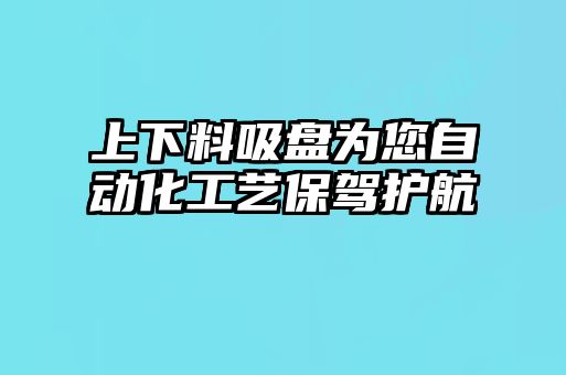 上下料吸盤為您自動(dòng)化工藝保駕護(hù)航